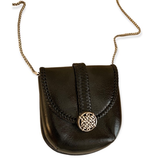 Brighton Handbags - Vintage Brighton mini tiny leather bag, crossbody bag